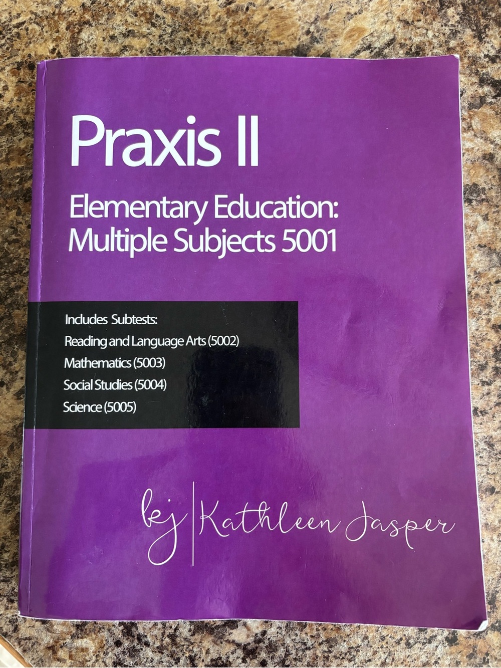 Praxis II Elementary Education: Multiple Subjects 5001 Study Guide - Purple